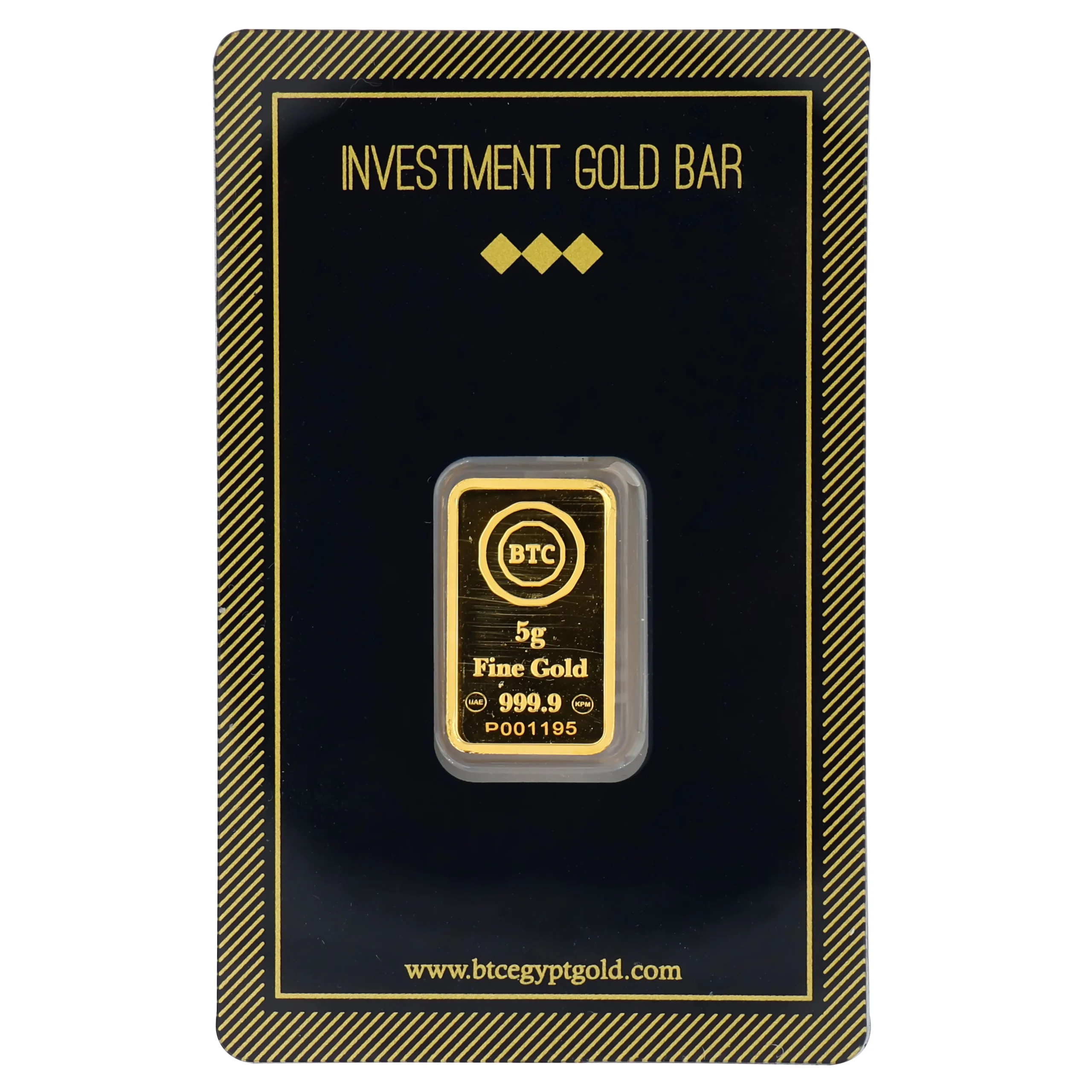 5g1 BTC 5g Gold Bar - Image 1