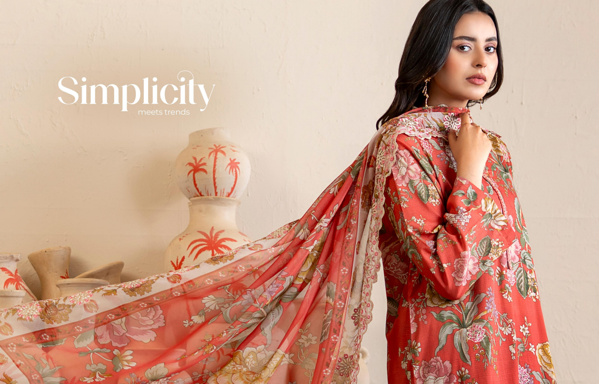 77 Original Pakistani THREE-PIECE (Brand : Guljee) - Image 1