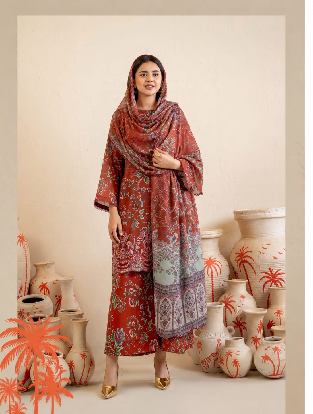 IMG-20260515-WA0044 Original Pakistani THREE-PIECE (Brand : Guljee) - Image 1