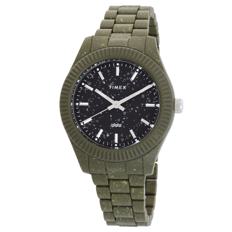 T15 Timex Legacy Ocean Quartz Black Dial Men's Watch - Image 1