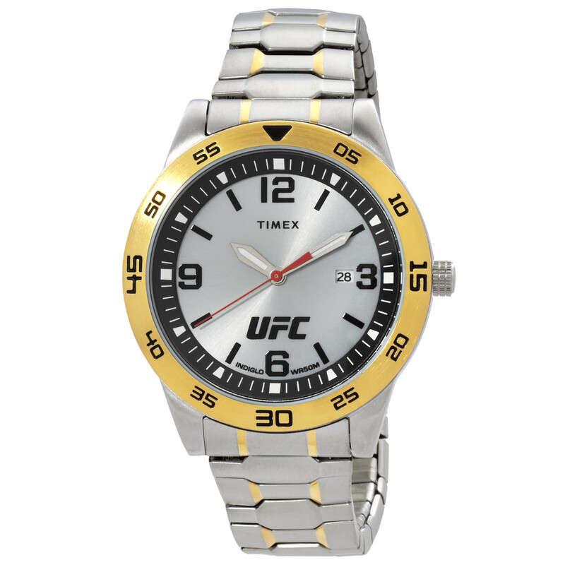 t22 Timex UFC Street Quartz Silver Dial Men's Watch - Image 1