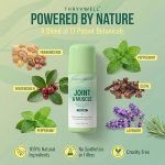 Joint & Muscle Roll-On Oil –70ml - 100% Natural Essential Oil Blend with Wintergreen, Peppermint, Frankincense, Myrrh, Clove & Lavender